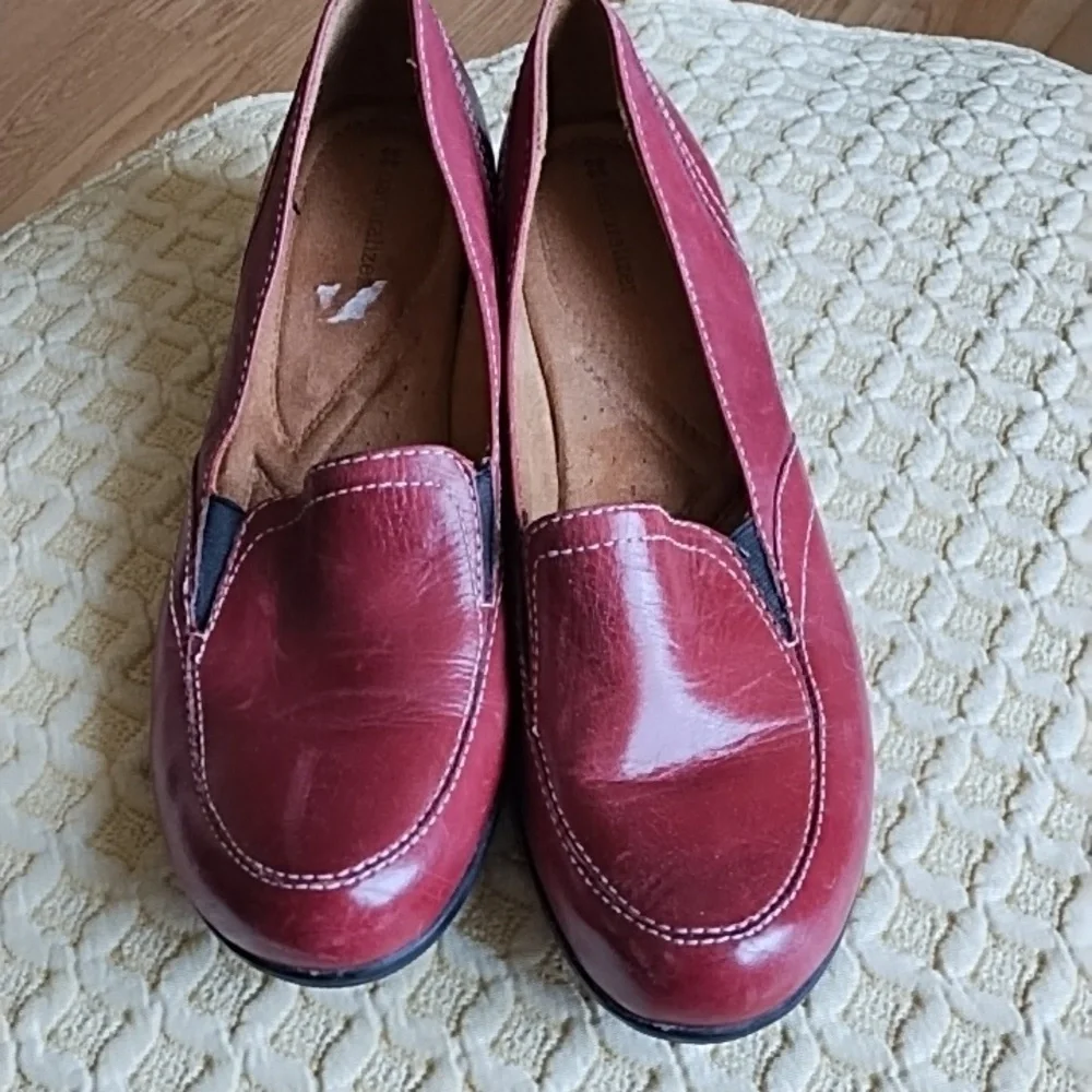 Naturalizer Red Leather Shoe 11 N